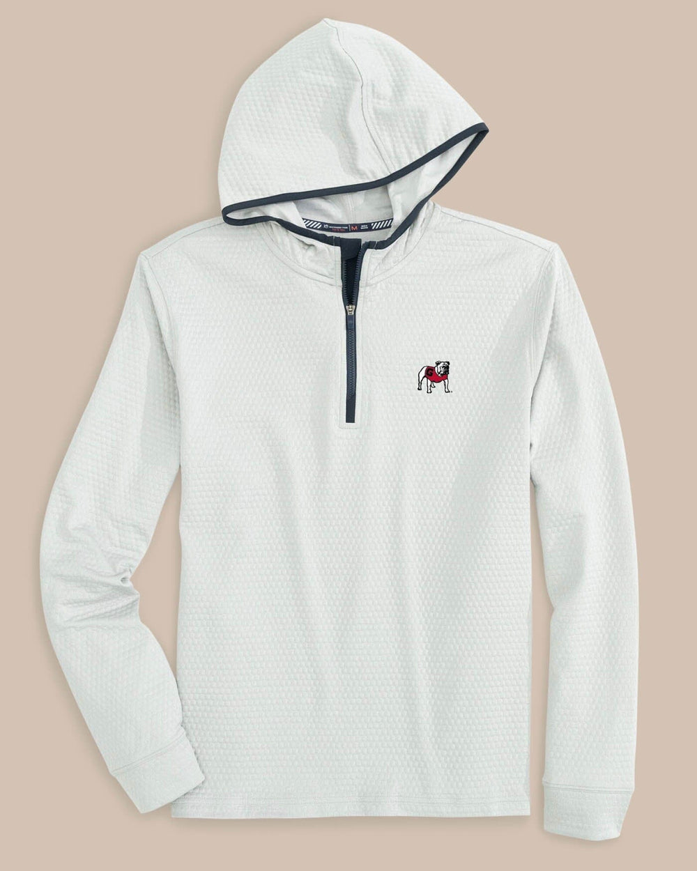 Georgia Bulldogs Scuttle Quarter Zip Hoodie C_Outerwear Southern Tide 