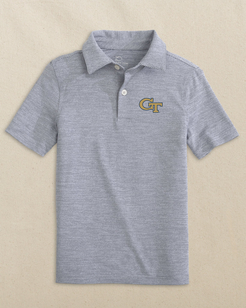 Boys Georgia Tech Driver Spacedye Polo Shirt | Southern Tide