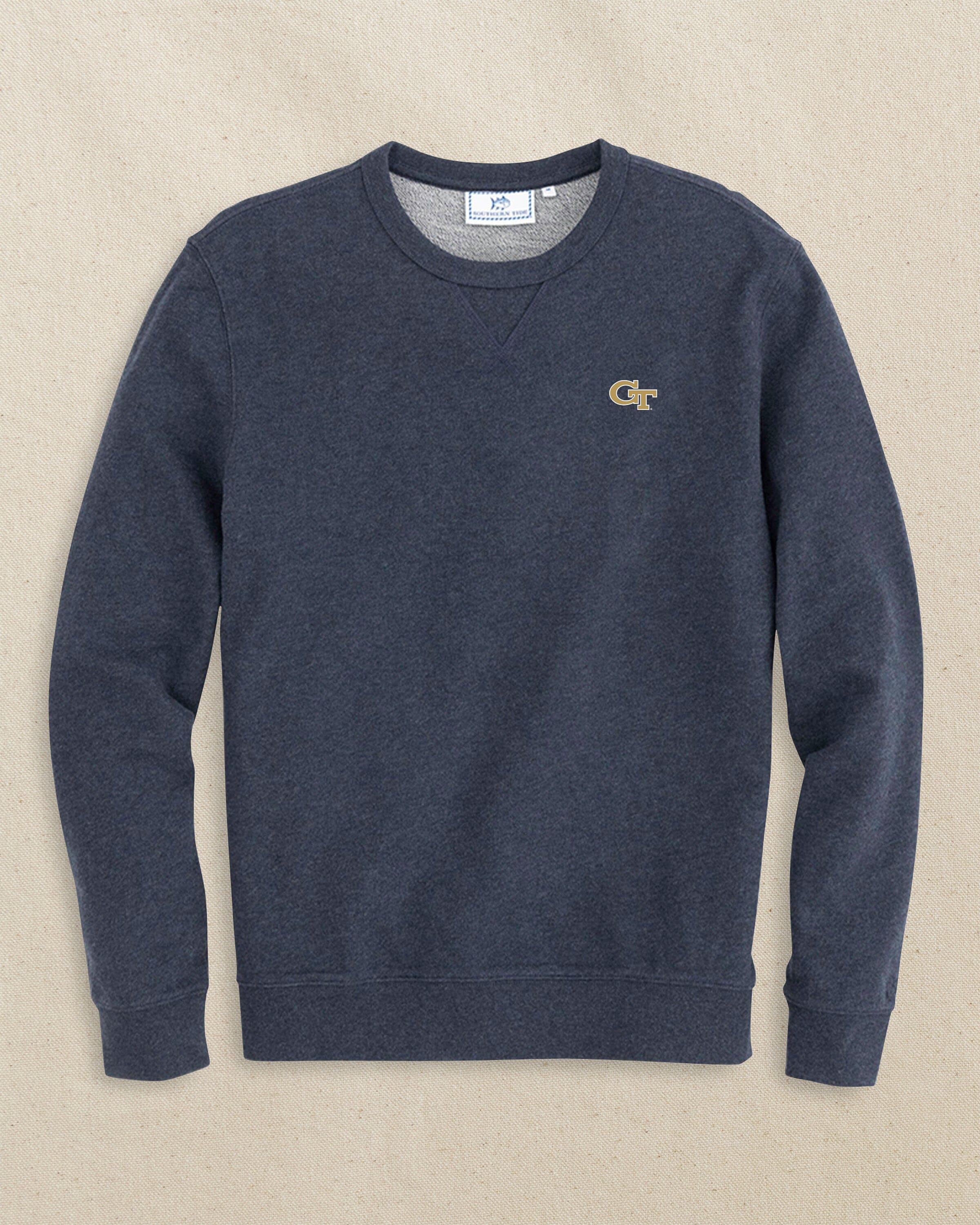 Georgia Tech Upper Deck Pullover Sweater | Southern Tide