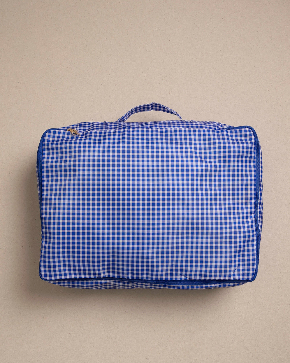 The large view of the Southern Tide Gingham Packing Cubes 4-Piece Set by Southern Tide - Blue