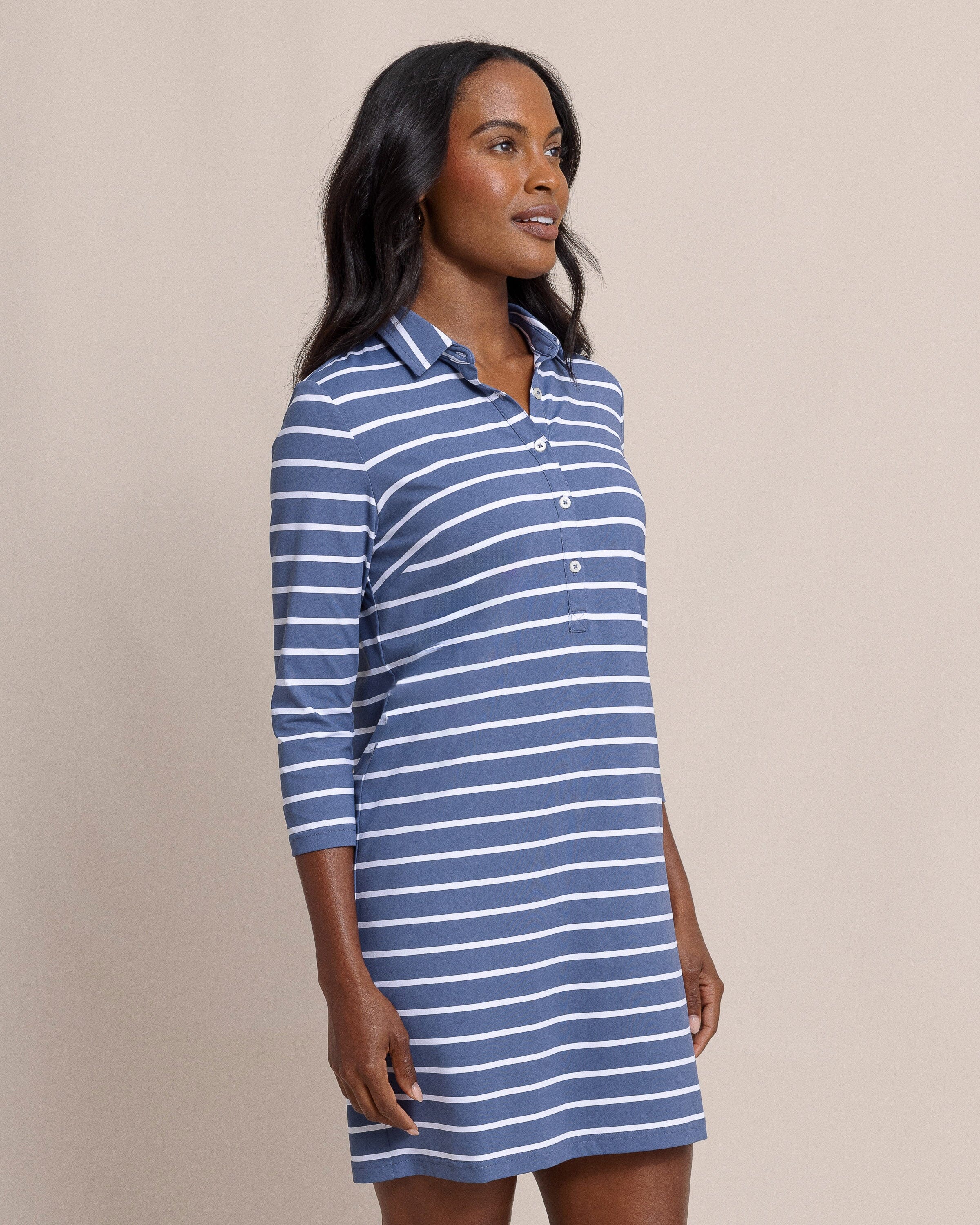 Women's Ginny Stripe Performance Dress | Southern Tide