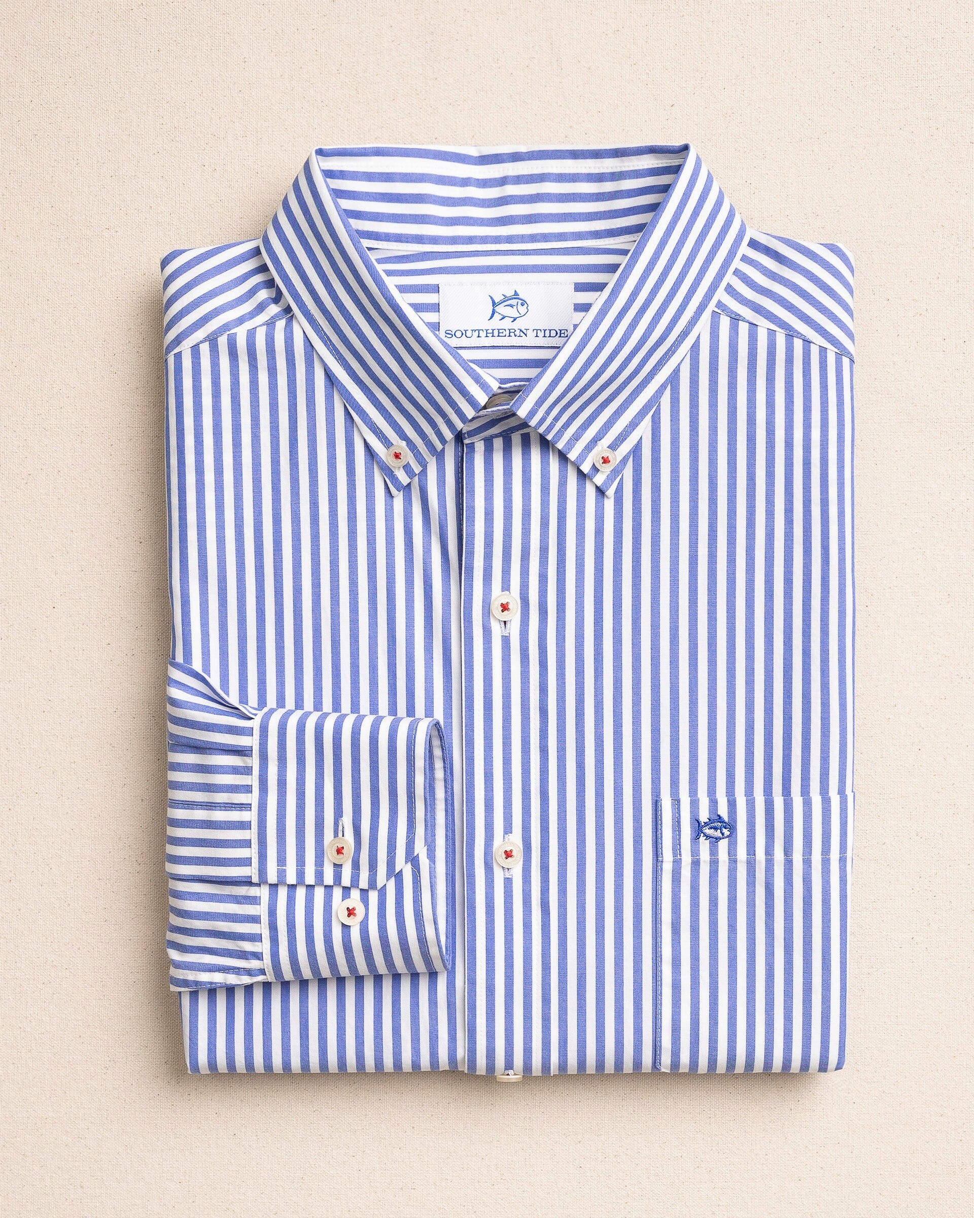 Men's Gulfstream Stripe Sport Shirt | Southern Tide