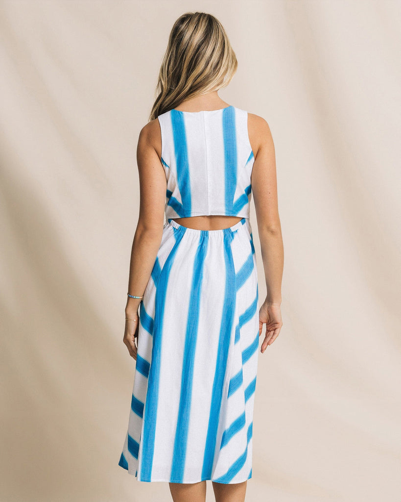 Women's Hayden Stripe Mix Midi Dress