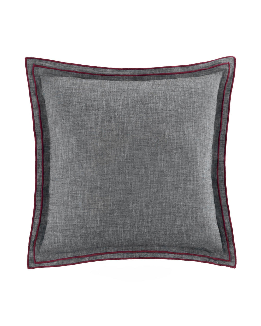 The front view of the Southern Tide Indigo Isle Square Decorative Pillow by Southern Tide - Navy