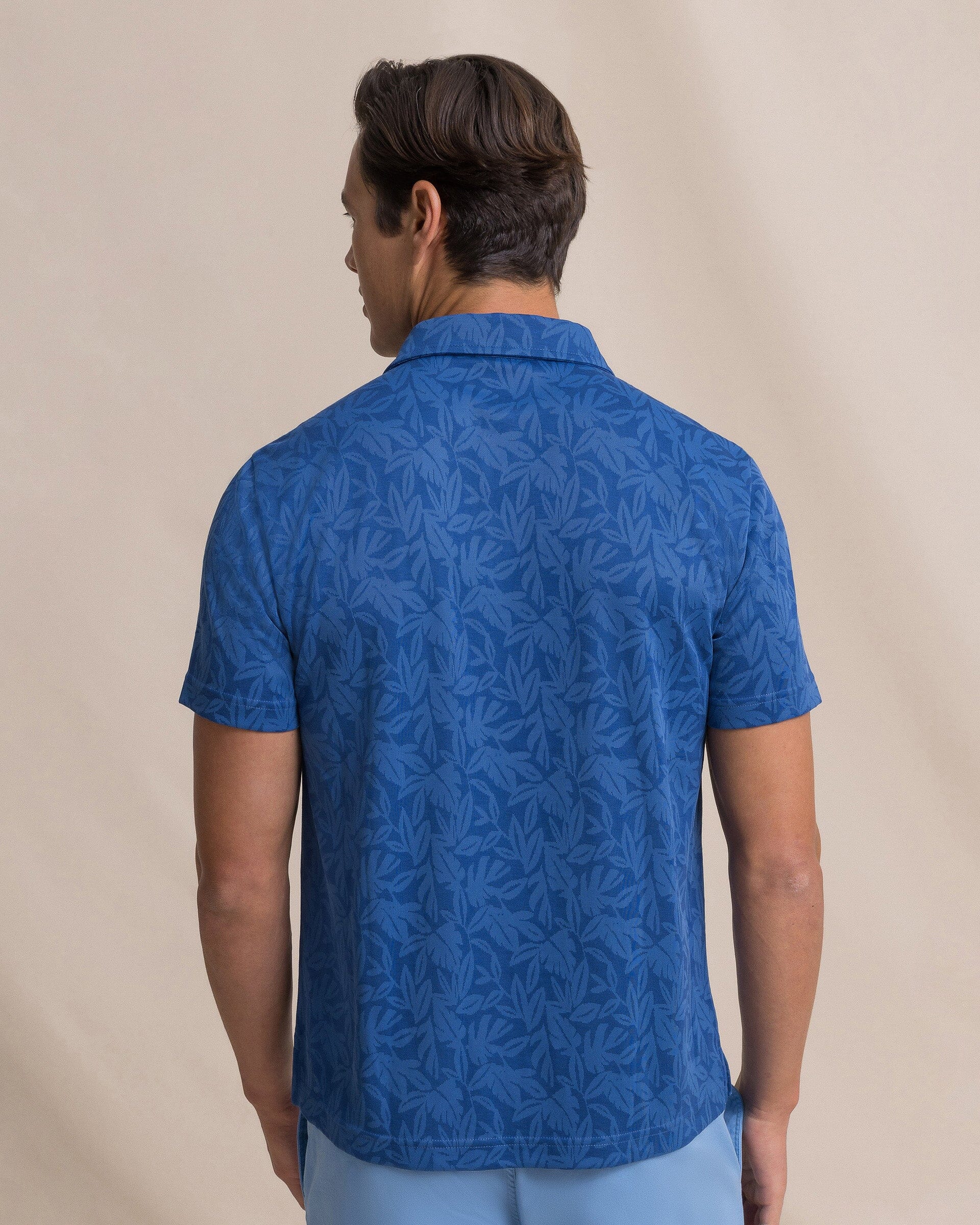 Men's Island Fronds Jacquard Polo | Southern Tide