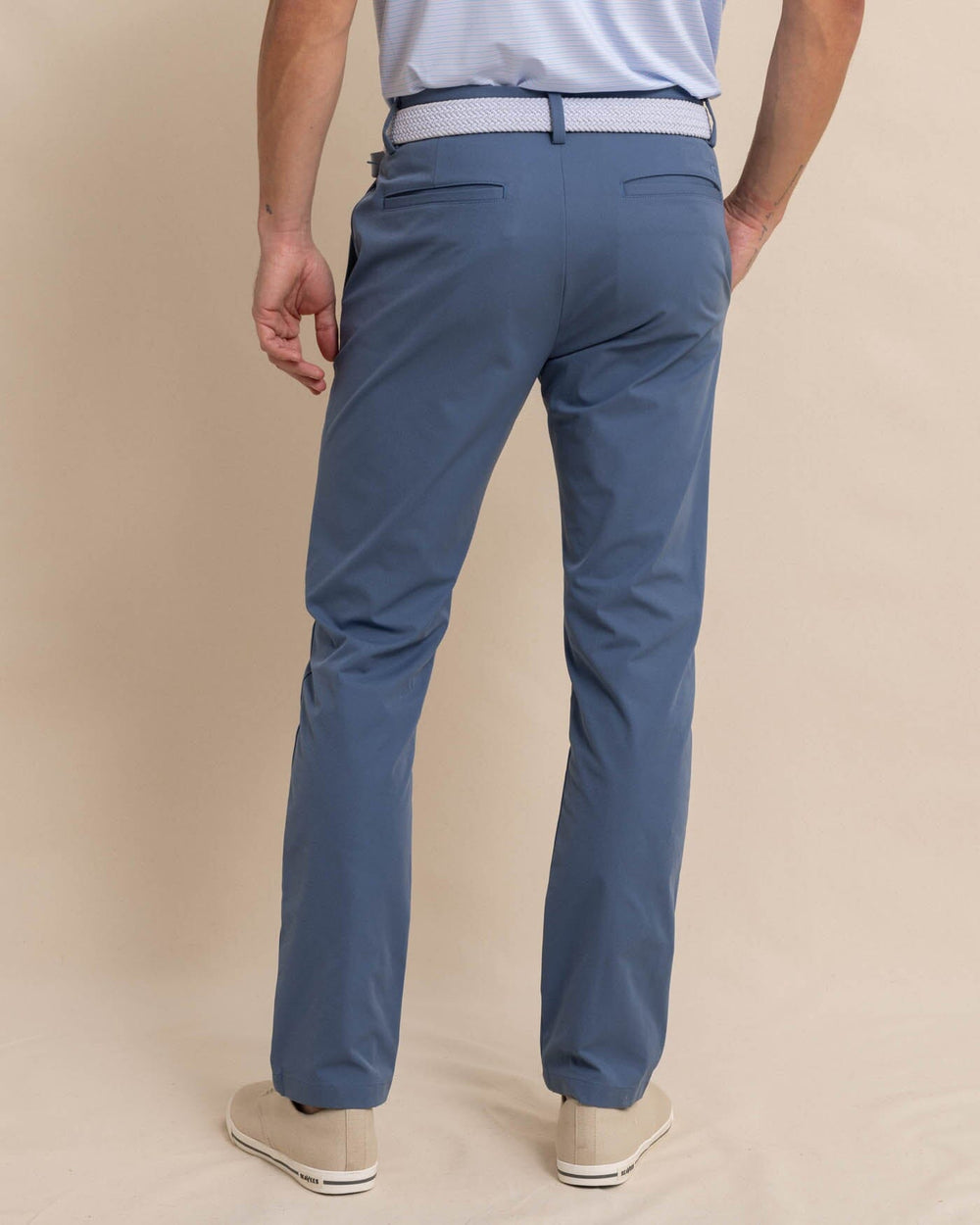 The back view of the Southern Tide Jack Performance Pant Dark Seas by Southern Tide - Dark Seas