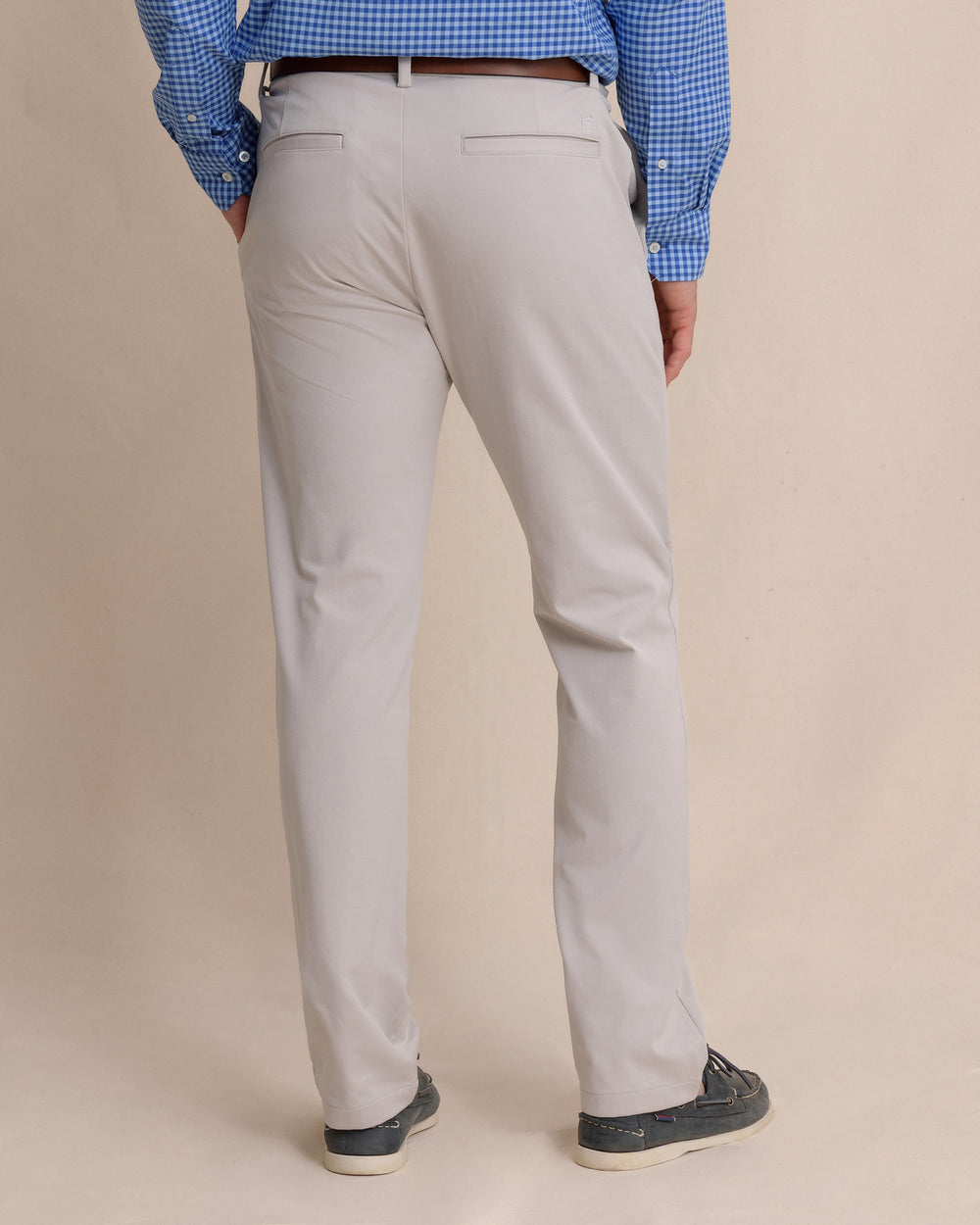 The back view of the Southern Tide Jack Performance Pant by Southern Tide - Putty