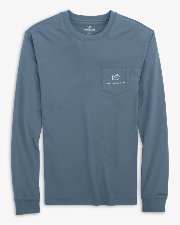 Southern Tide Jaguars Hooded LS T-Shirt Hthr Grey L