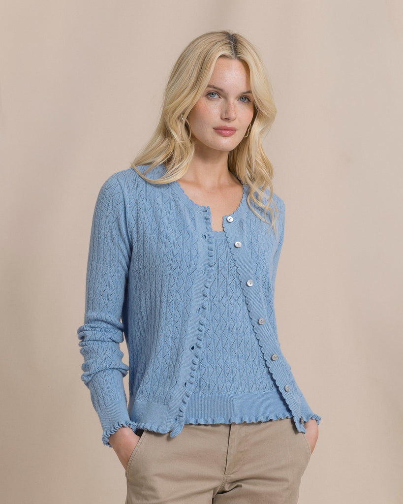 Women's Josefine Pointelle Cardigan | Southern Tide