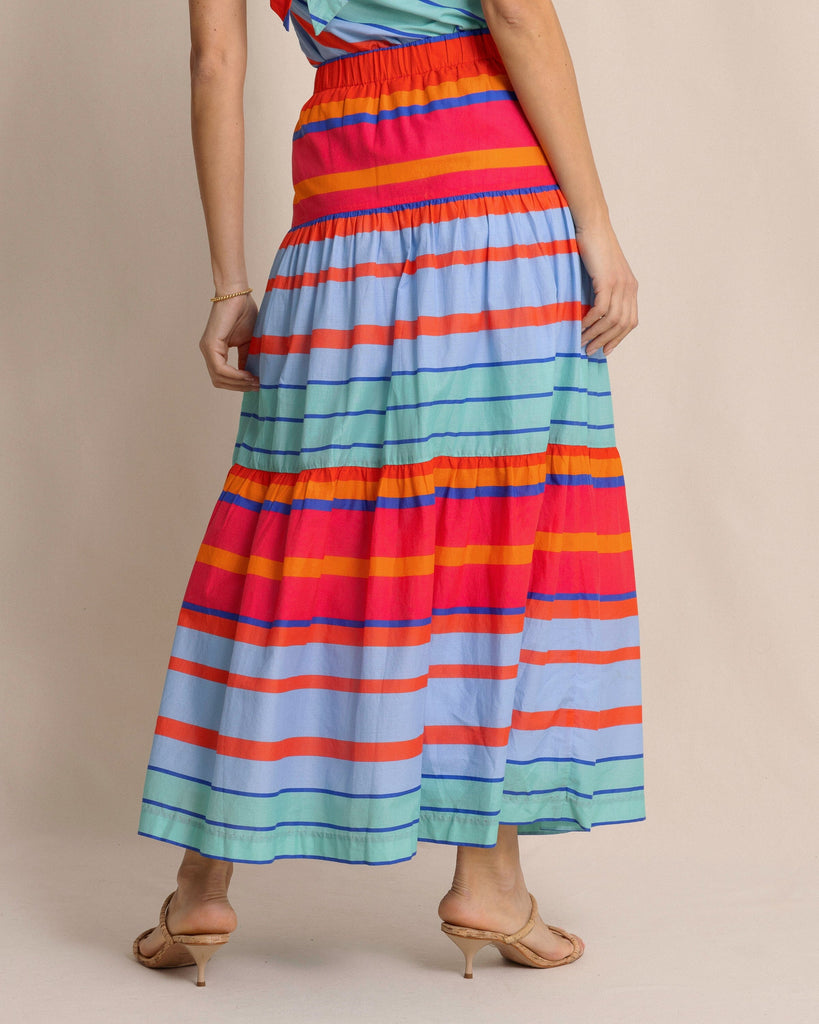 Women's Juliet Calypso Cay Stripe Maxi Skirt | Southern Tide