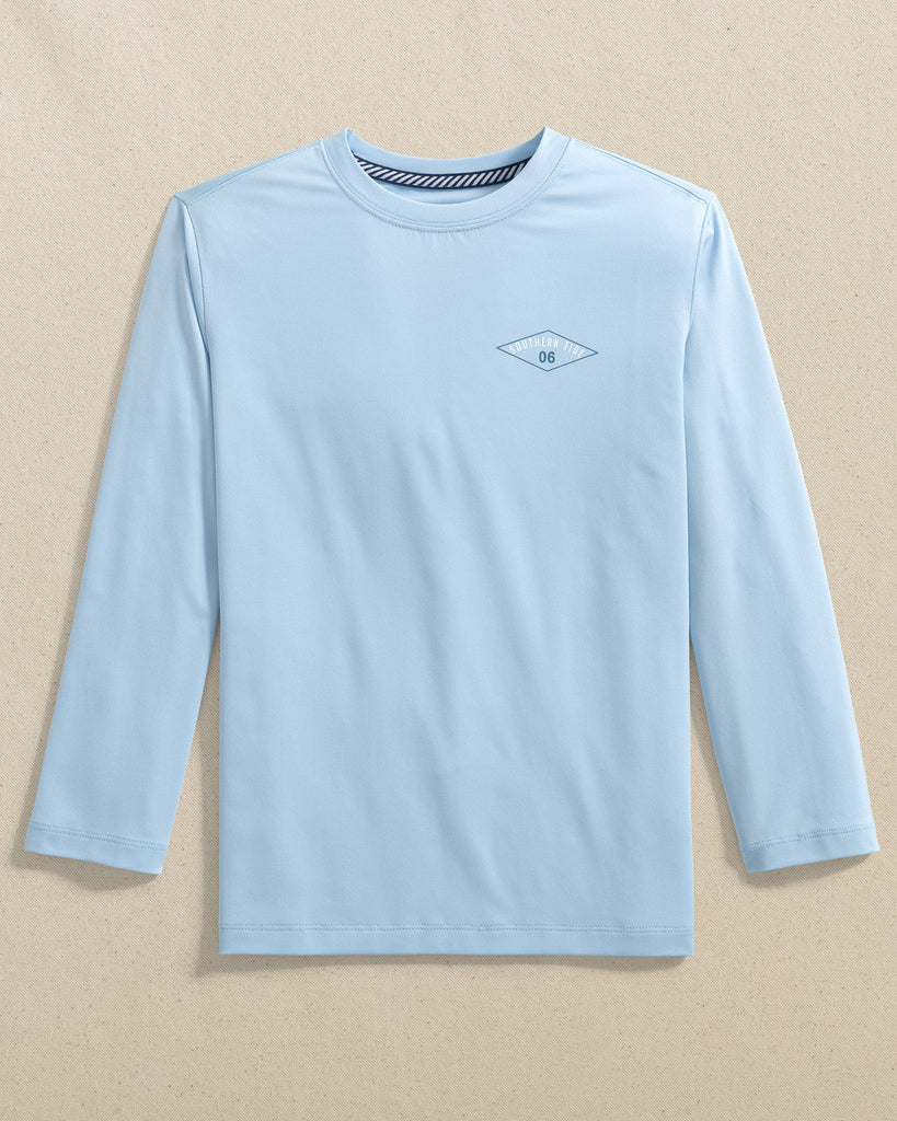 Tシャツ・カットソー HIGH TIDE FRANKIE DUPLEX LONG SLEEVE FOOTBALL JERSEY BLUE HANGER - TOP - HIGHTIDE FRANKIE