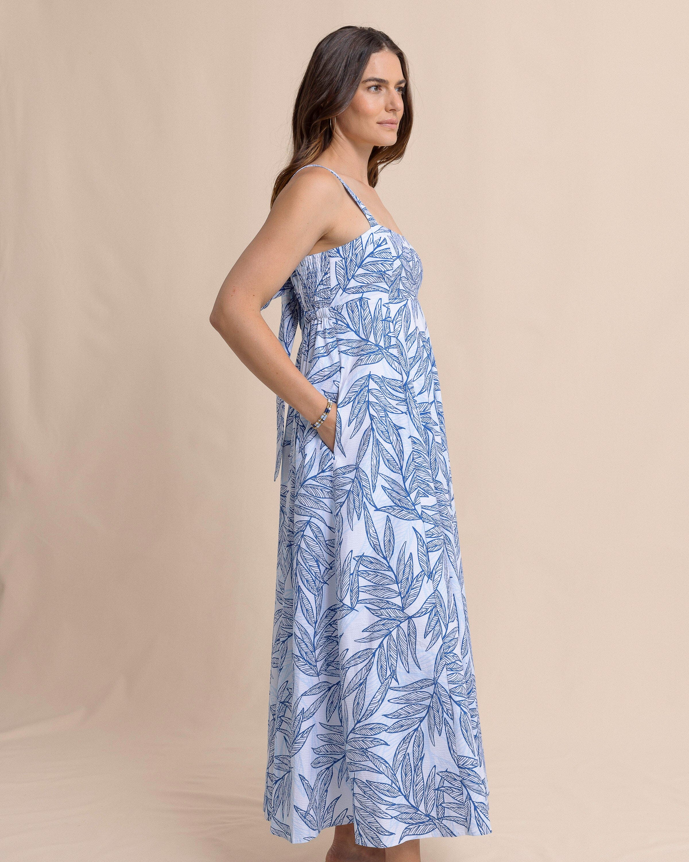 Positano Belted long Dress (new）-YEL×pnk- – Estella.K