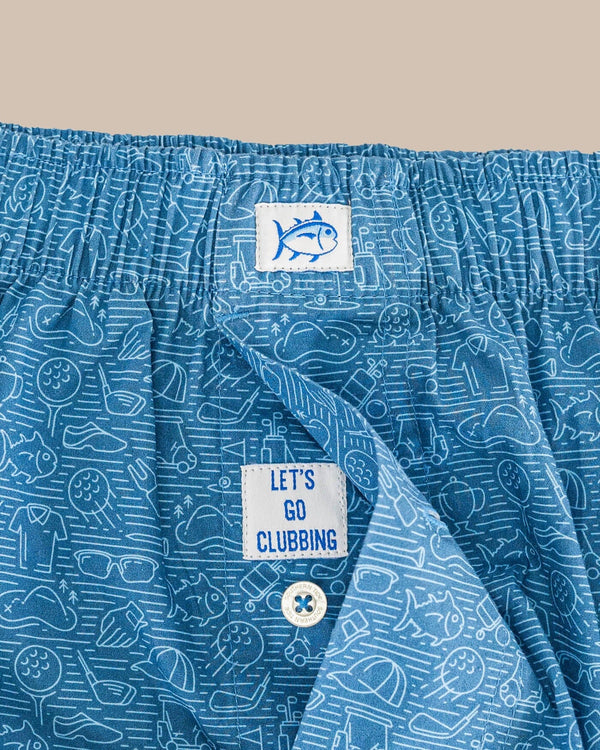 Men's Cotton Boxer Shorts - Printed Button Fly Boxers | Southern Tide