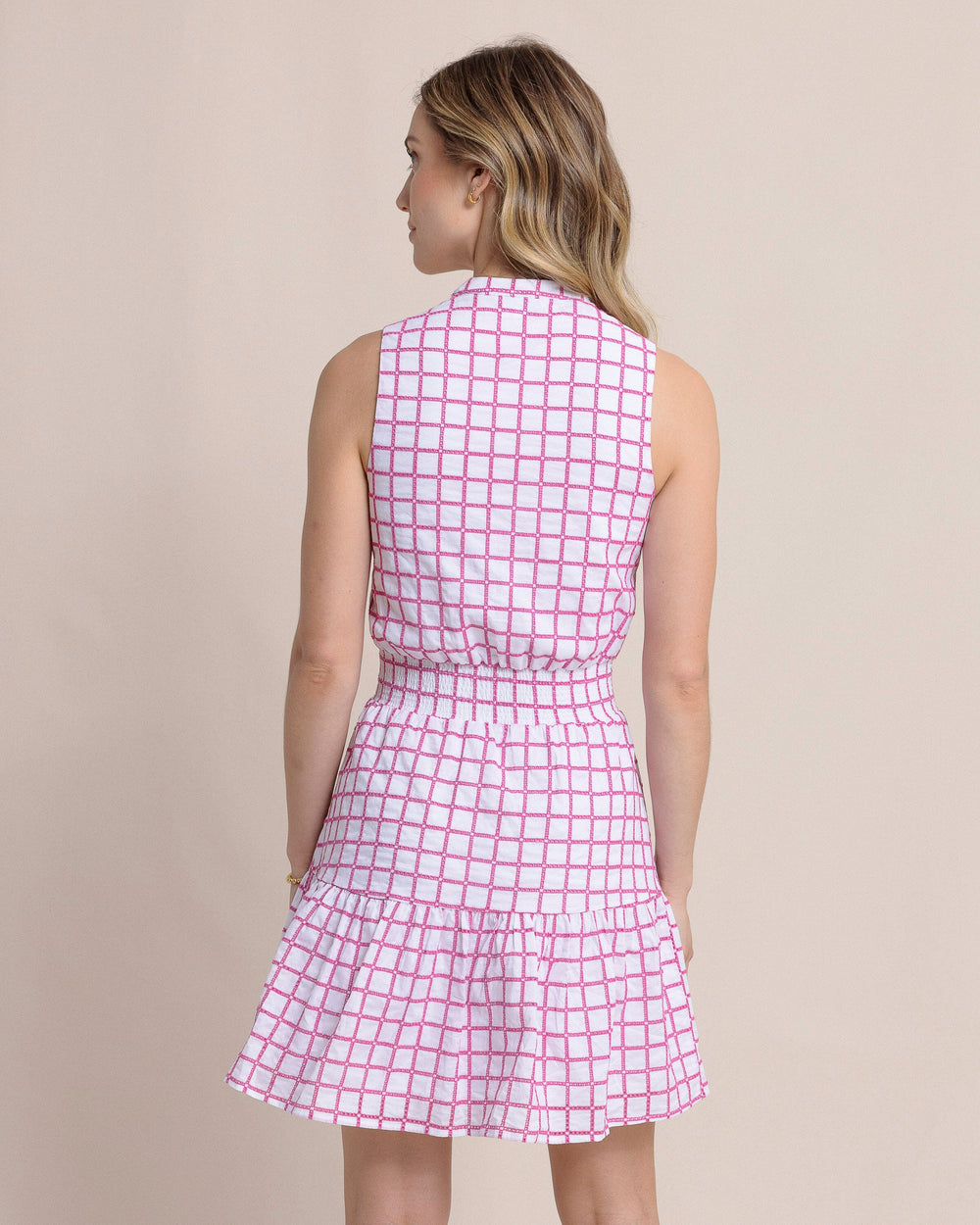 The back view of the Southern Tide Londyn Dress by Southern Tide - Very Berry