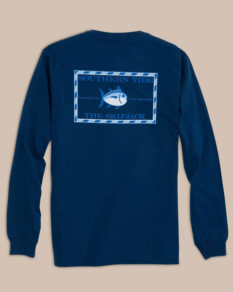 トップス G3M Caribbean blue long-sleeves long-sleeve-original-skipjack-