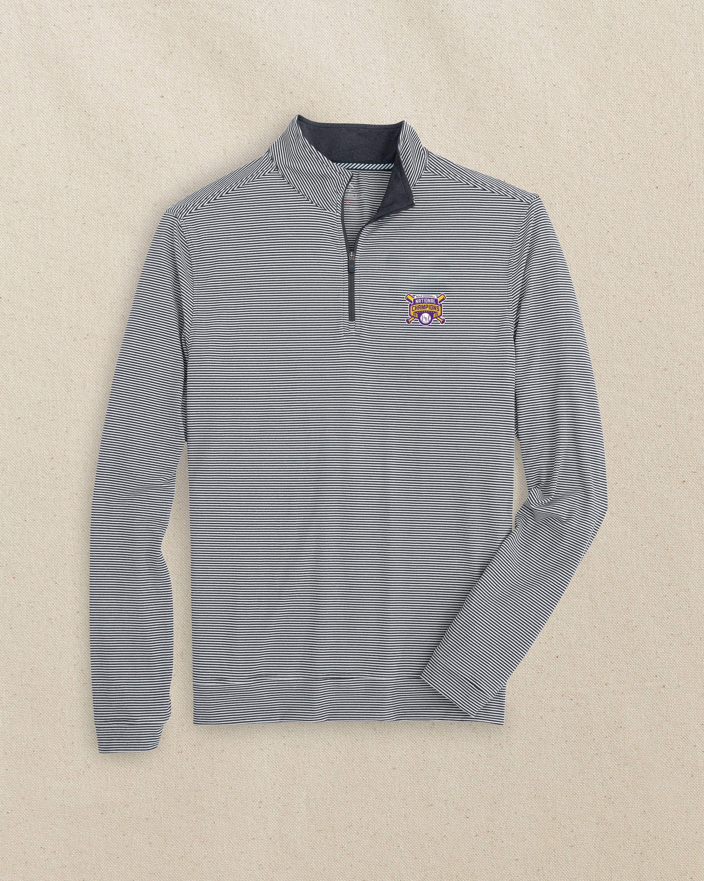 Men's LSU 2025 Baseball National Champions Quarter Zip | Southern Tide