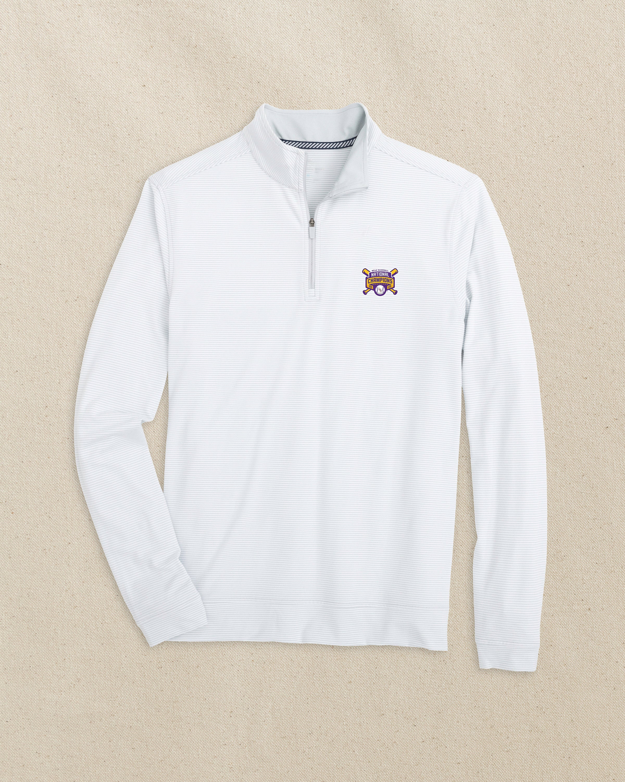Men's LSU 2025 Baseball National Champions Quarter Zip | Southern Tide