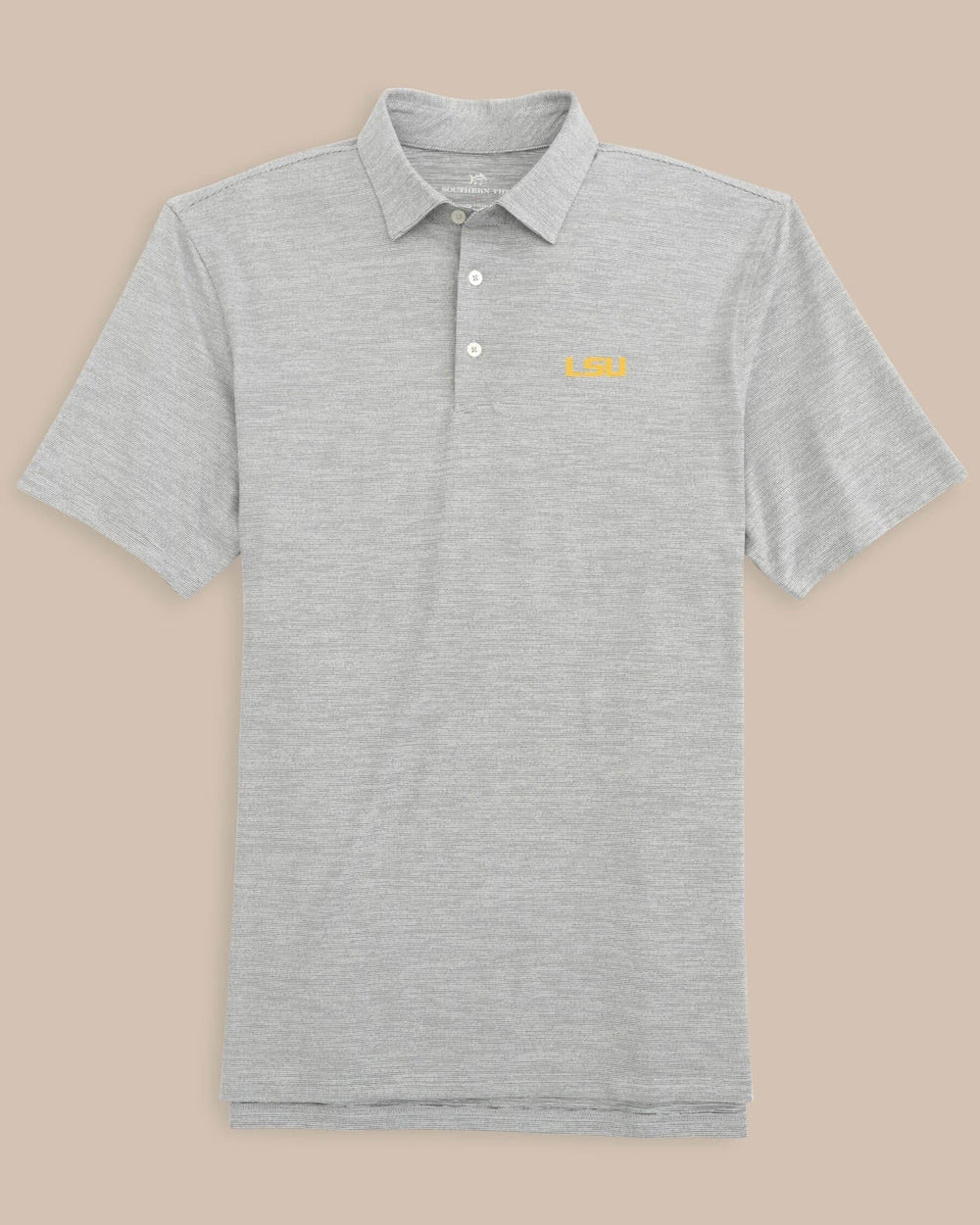 LSU Tigers Driver Spacedye Polo Shirt C_Polo Shirts Southern Tide 