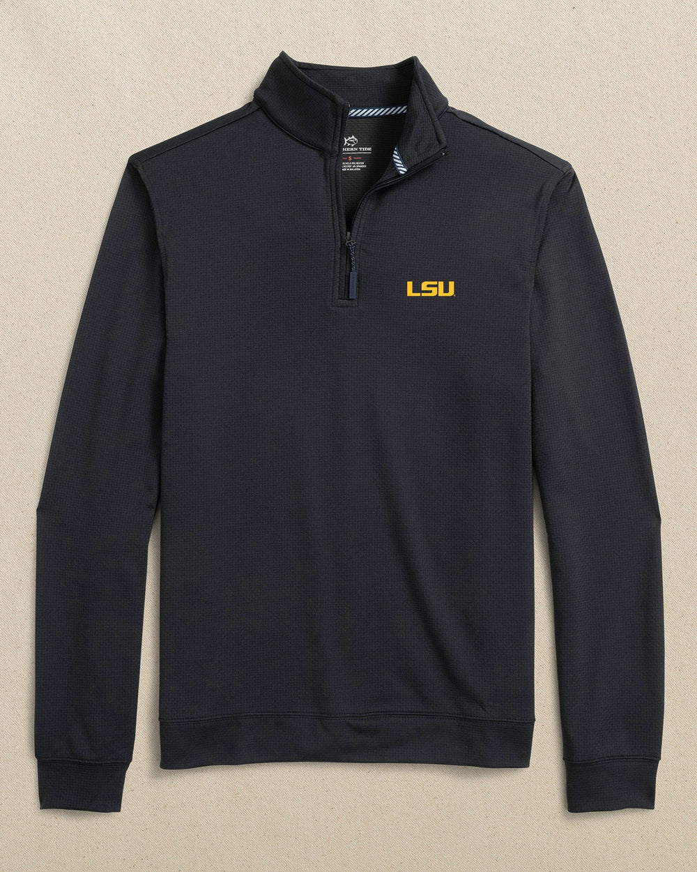 LSU Tigers Schooner Quarter Zip C_Outerwear Southern Tide 