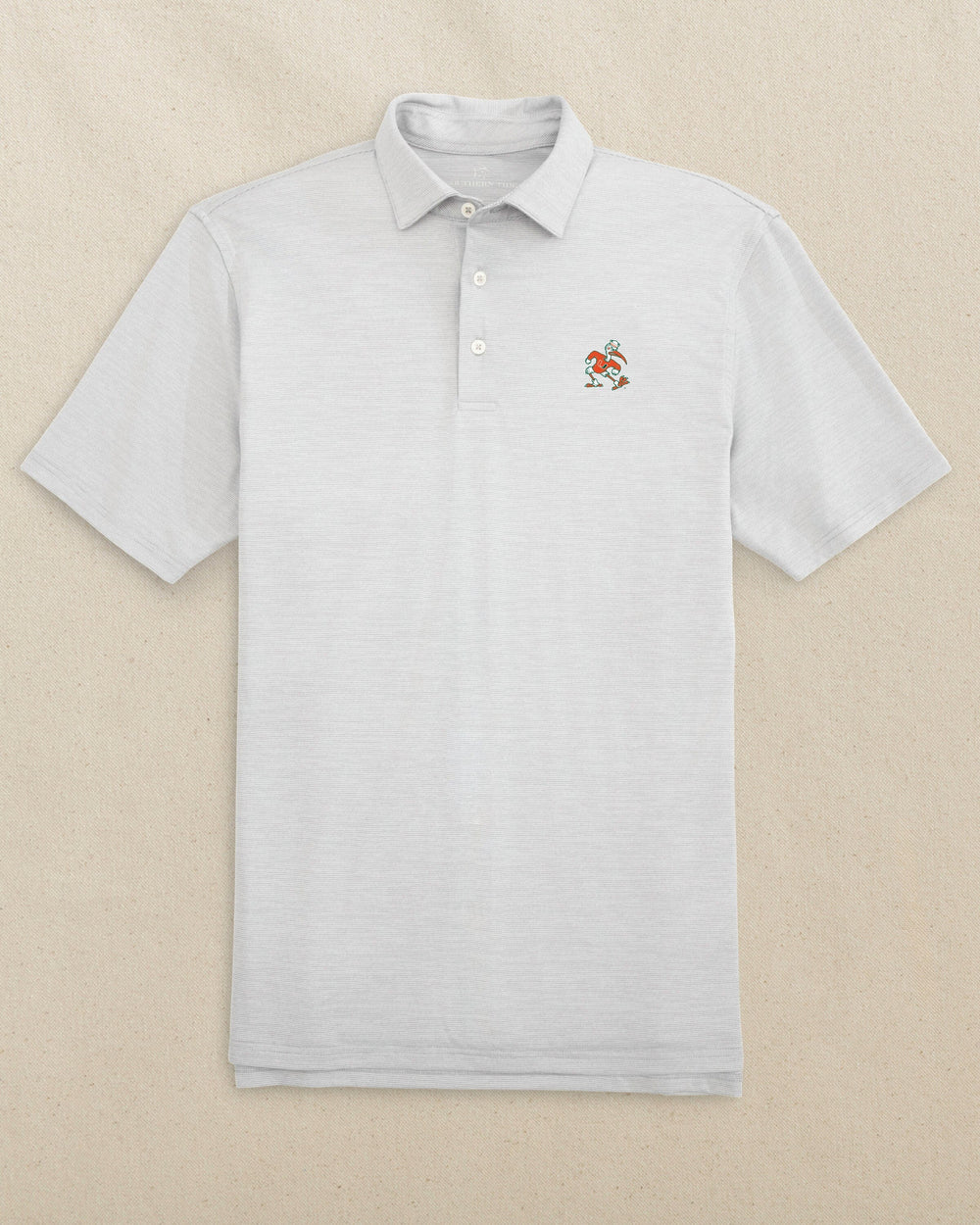 Miami Sebastian the Ibis Driver Spacedye Polo C_Polo Shirts Southern Tide 