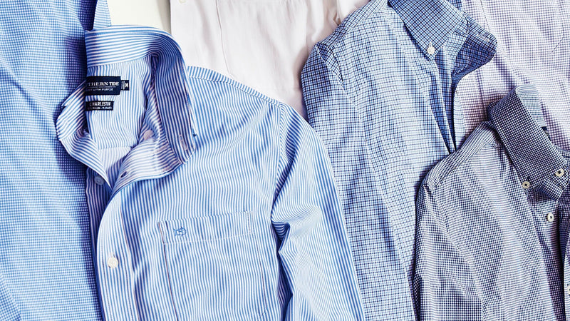 Men's performance button down shirts