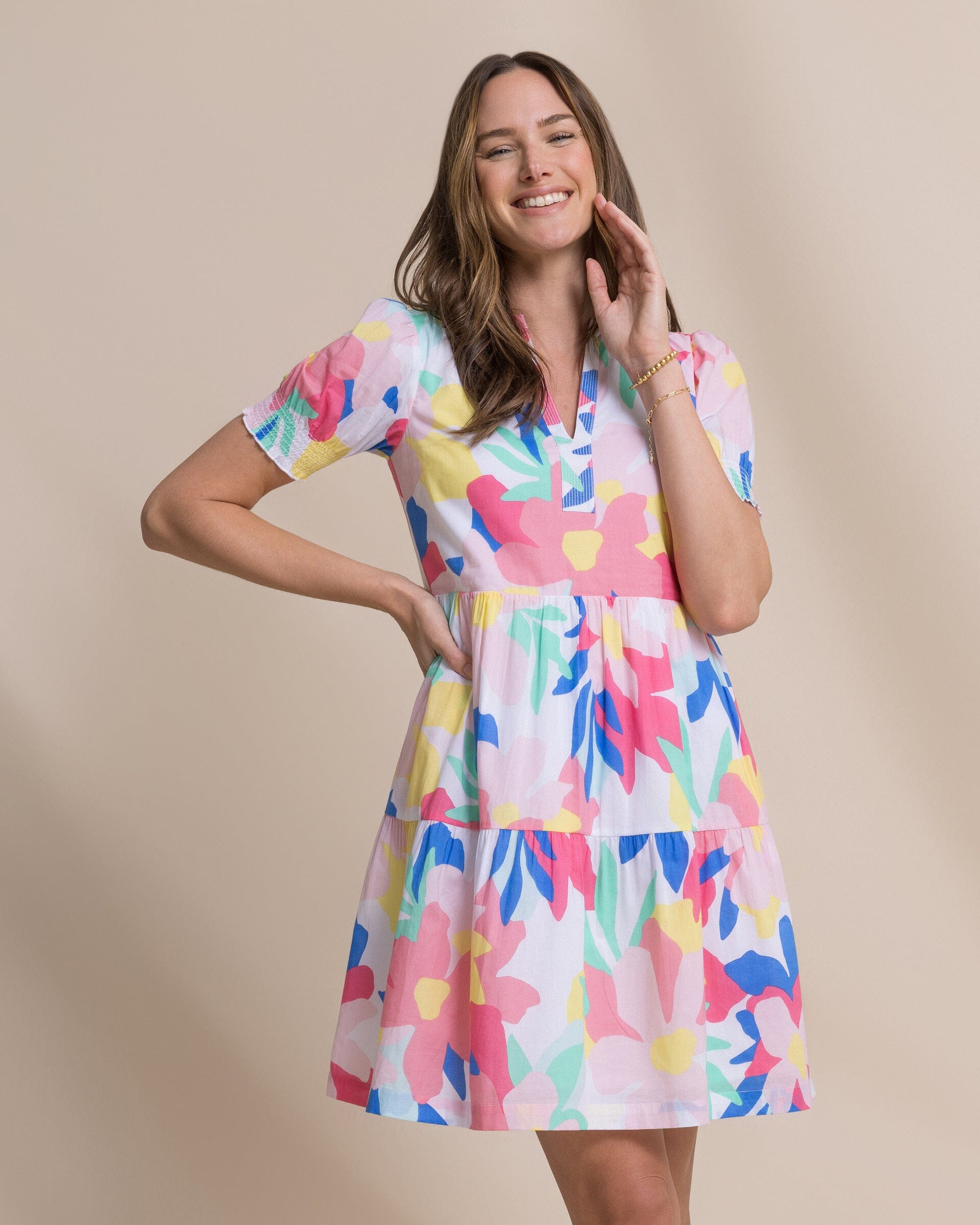 Women's Mina Floral Print Dress | Southern Tide