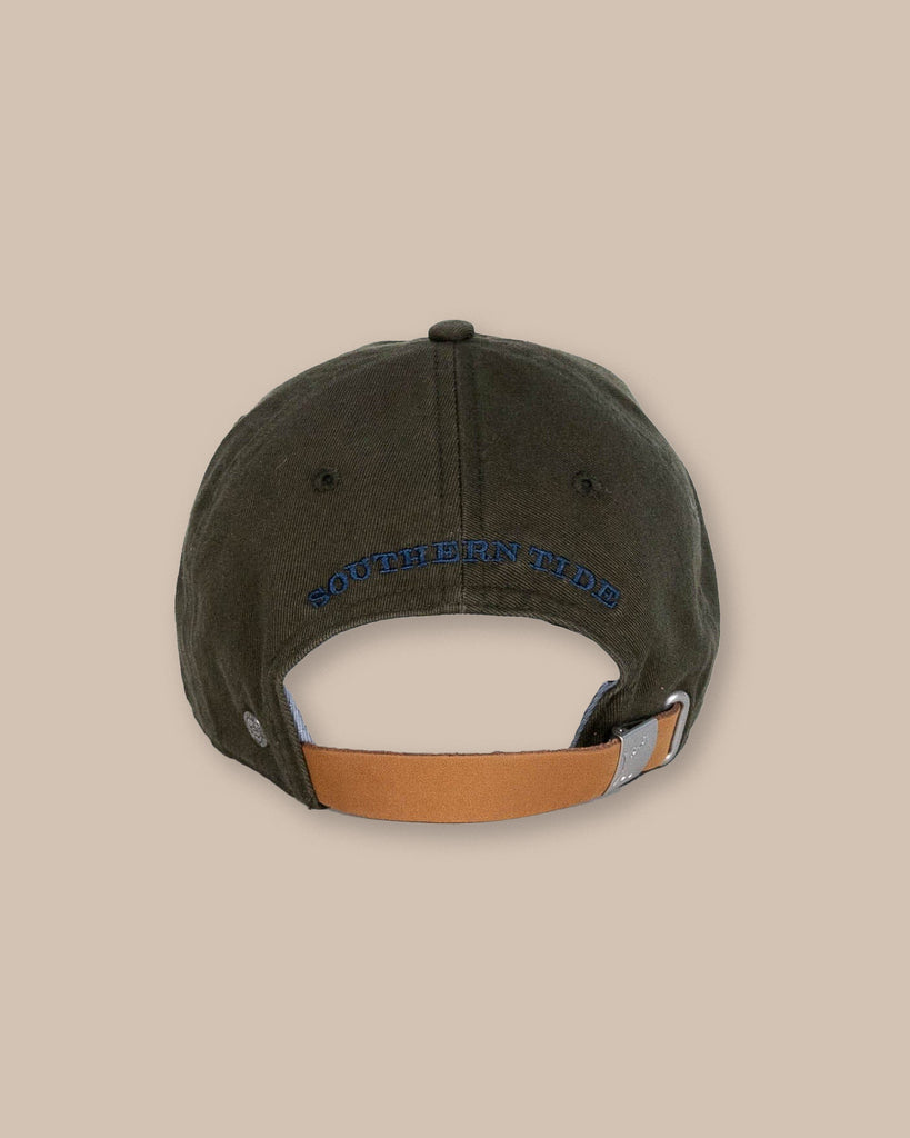 Mens Skipjack Leather Strap Hat Southern Tide - Main Image