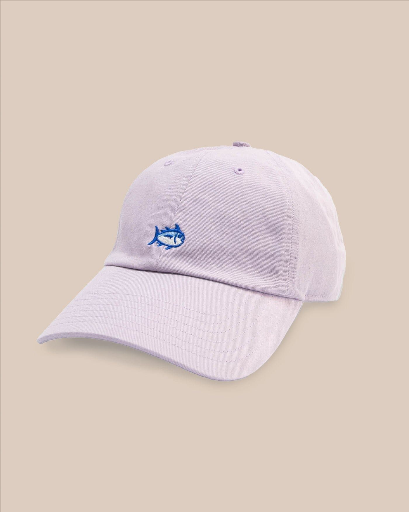 Mens Skipjack Leather Strap Hat in Orchid Petal | Southern Tide