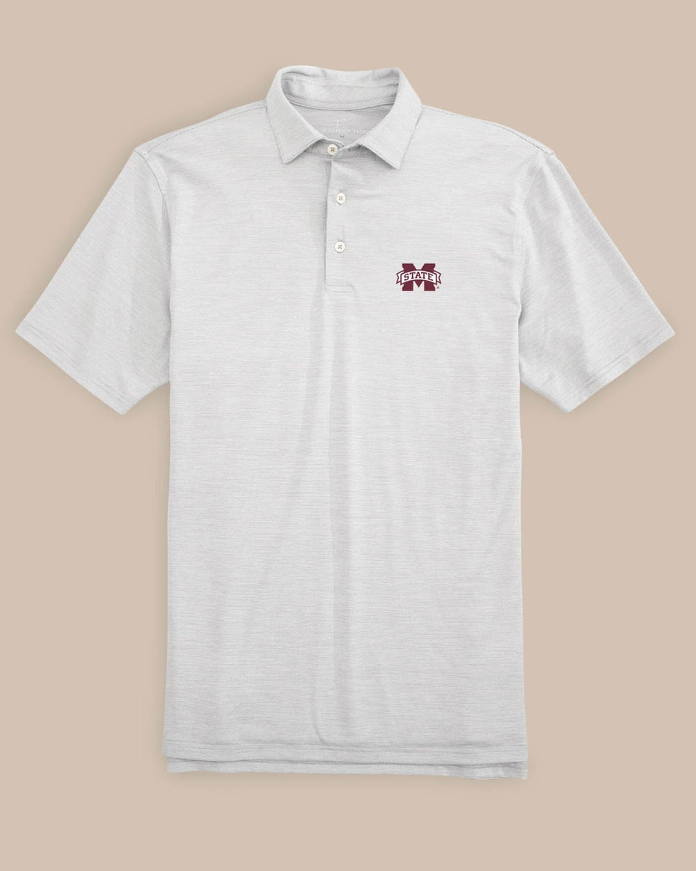Mississippi State Bulldogs Driver Spacedye Polo Shirt C_Polo Shirts Southern Tide 