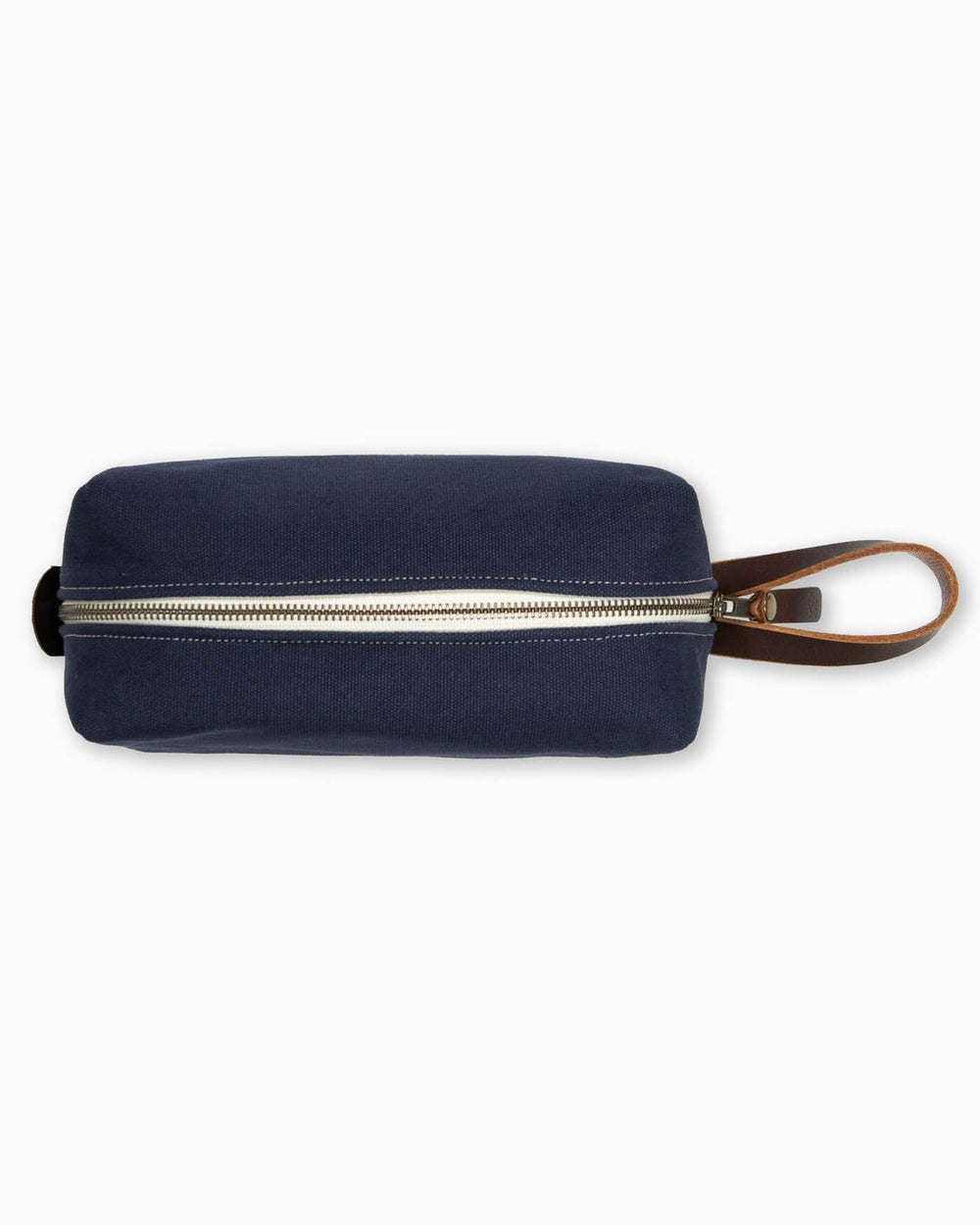 The detail view of the Southern Tide Navy Dopp Kit by Southern Tide - Navy