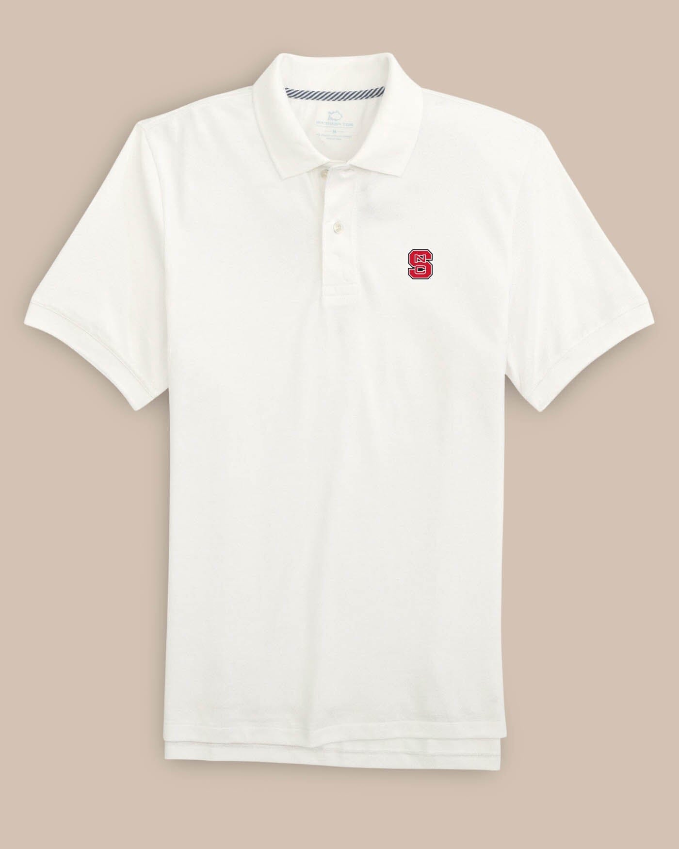 NC State Wolfpack Short Sleeve Skipjack Polo | Southern Tide
