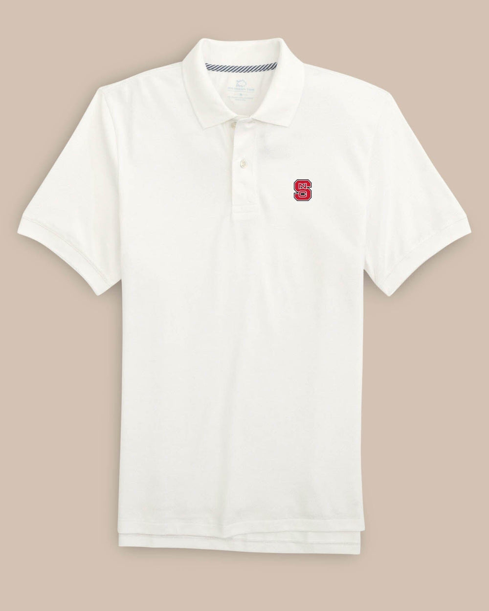 NC State Wolfpack Short Sleeve Skipjack Polo C_Polo Shirts Southern Tide 