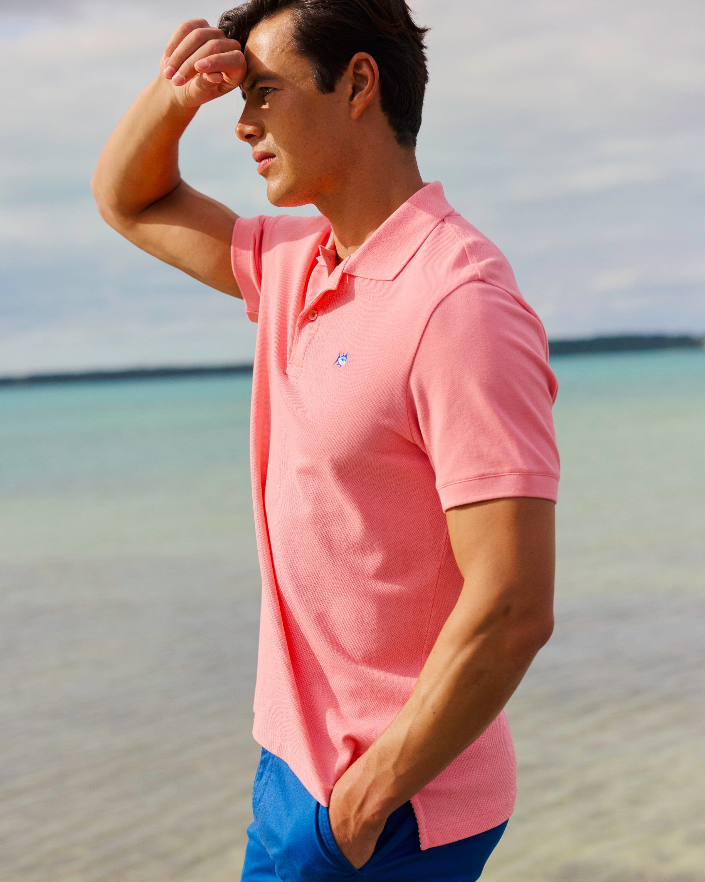 トップス WIND AND SEA SEA Dry Kando Polo Shirt Sea Island Pique Polo – tasc Performance