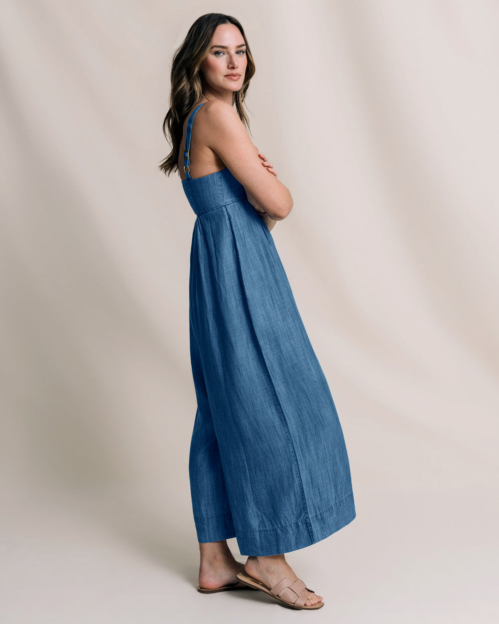 denim jumpsuit dress Denim Alana Denim Jumpsuit | WHISTLES