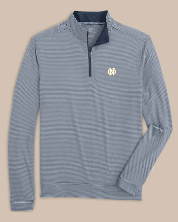 Men's Notre Dame Fighting Irish Heather Quarter Zip | Southern Tide