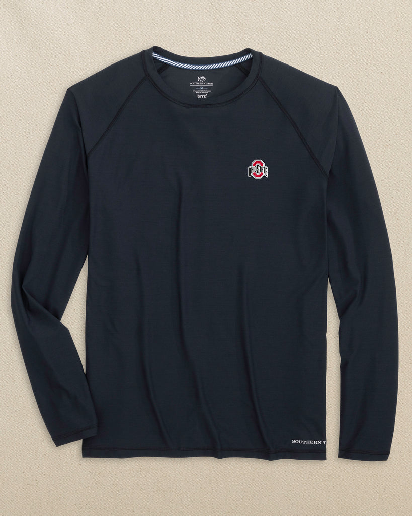 ohio state long sleeve dress shirt Southern Tide Ohio State Buckeyes brrr-illiant Performance Long Sleeve T-Shirt Grey (Size XXL) 46% Brrr Polyester 46% Polyester 8% Spandex