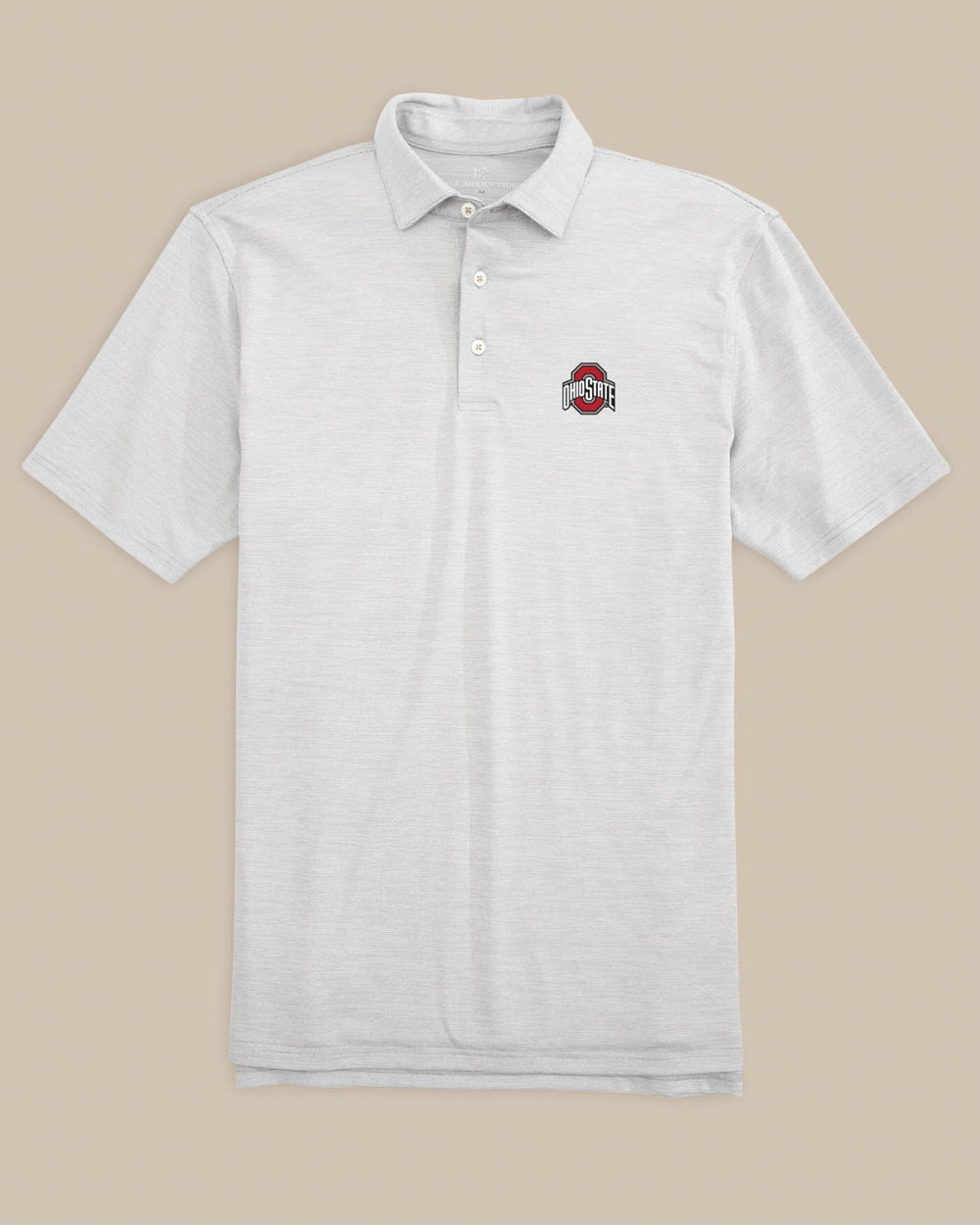 Ohio State Buckeyes Driver Spacedye Polo Shirt C_Polo Shirts Southern Tide 