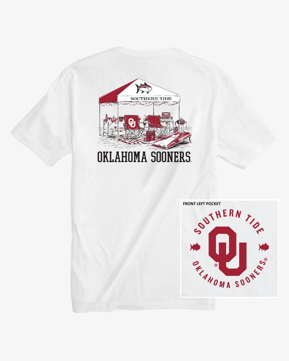 Oklahoma Sooners Tailgate Time T-Shirt C_T-Shirts Southern Tide 