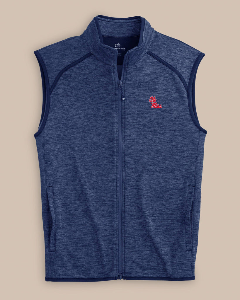 Men's Ole Miss Rebels Baybrook Heather Vest | Southern Tide