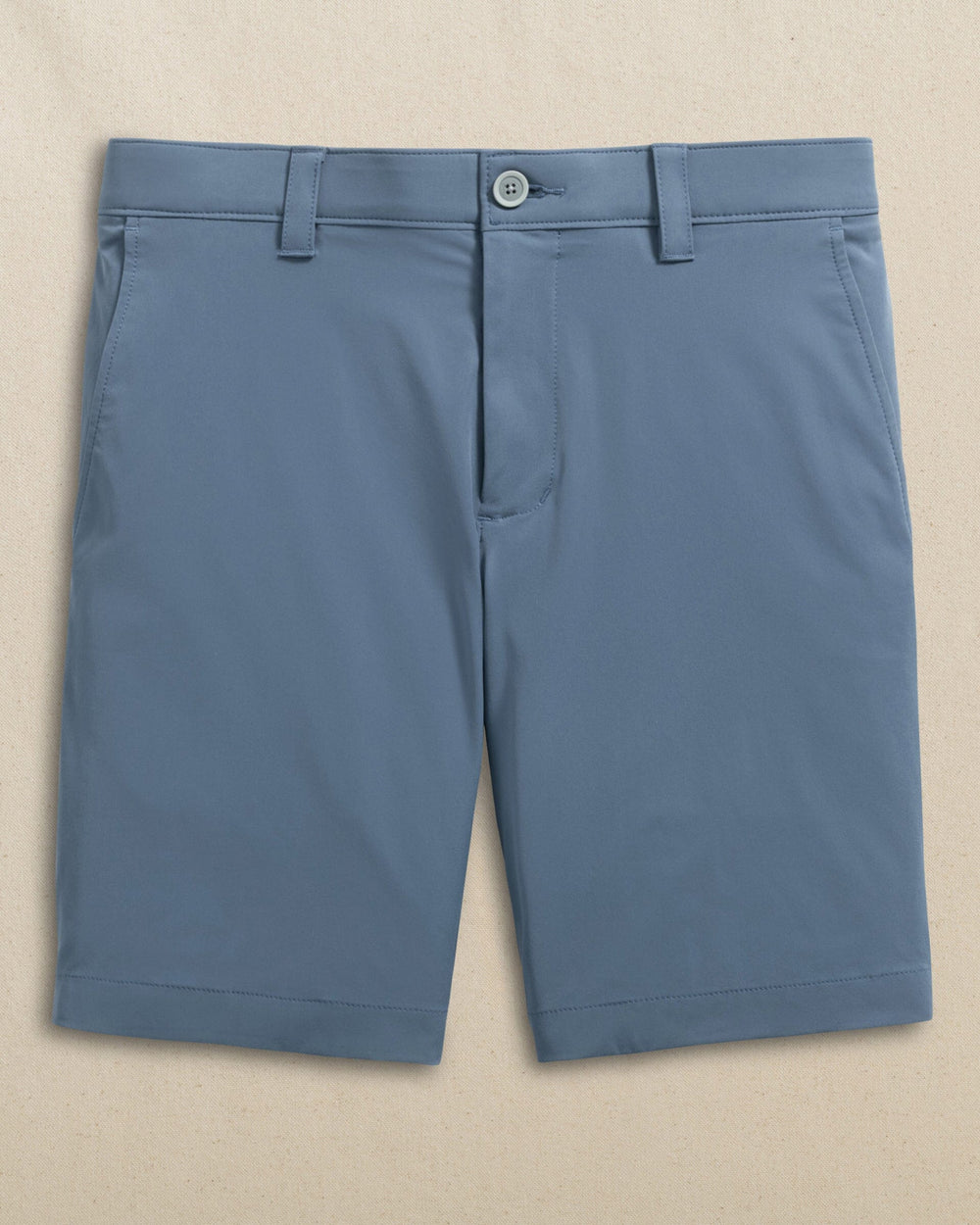 The front view of the Southern Tide Ole Miss Rebels brrr°®-die 8" Performance Short by Southern Tide - Dark Seas