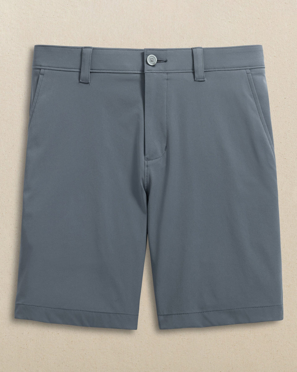 The front view of the Southern Tide Penn State Nittany Lions brrr°®-die 8" Performance Short by Southern Tide - Perfect Storm