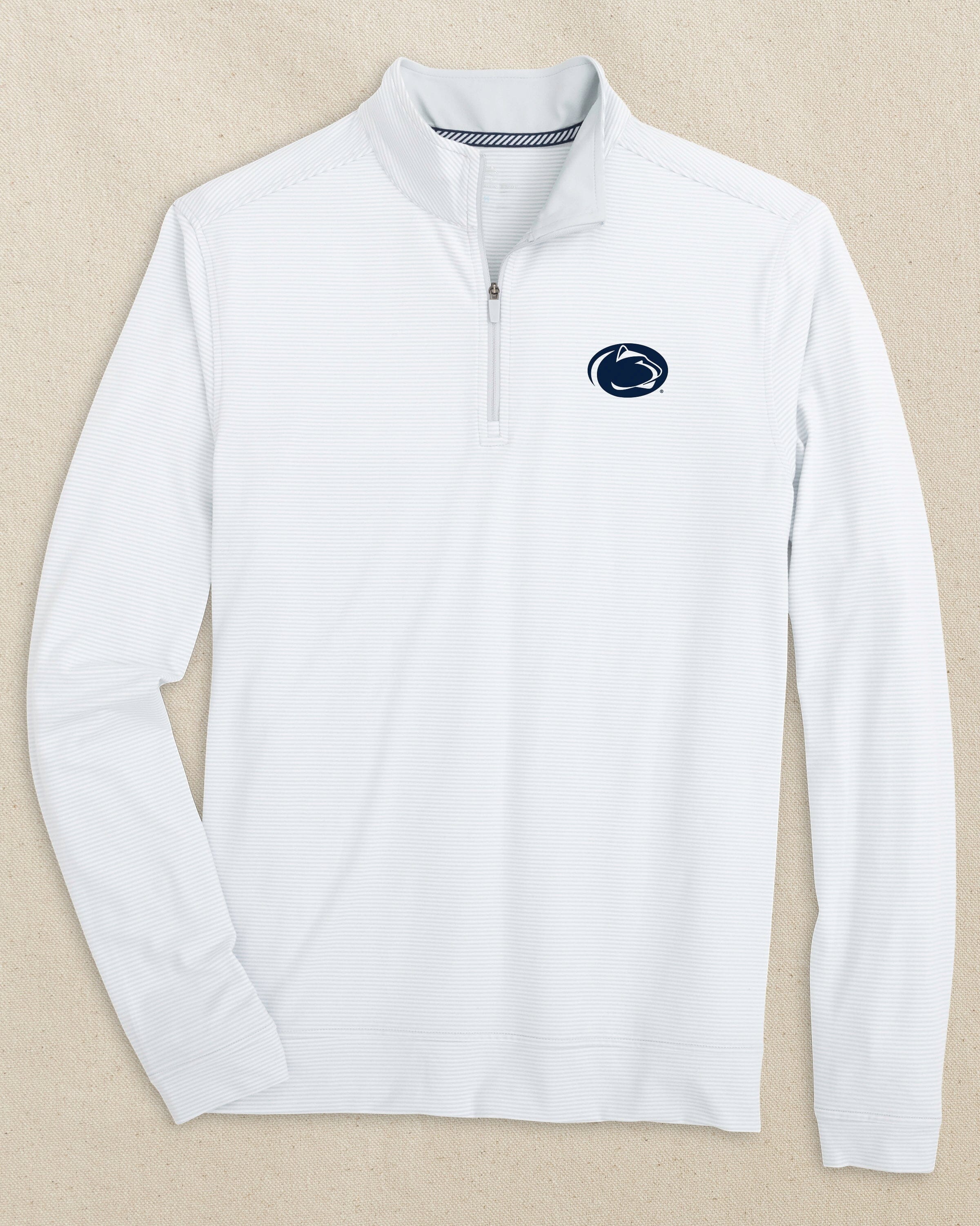 Men's Penn State Nittany Lions Stripe Quarter Zip | Southern Tide