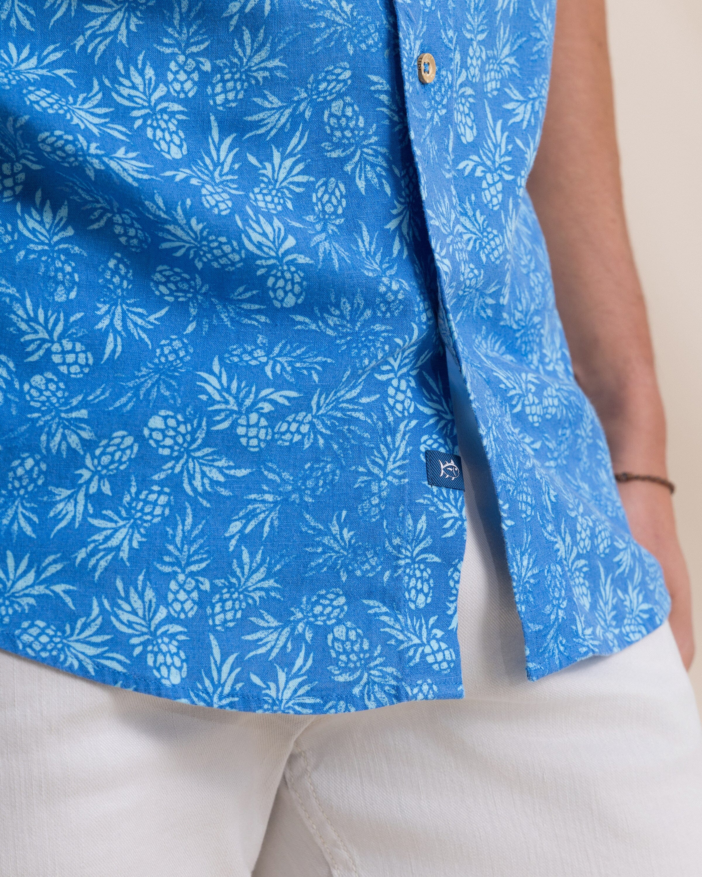 Men's Pineapple Parade Short Sleeve Sport Shirt | Southern Tide
