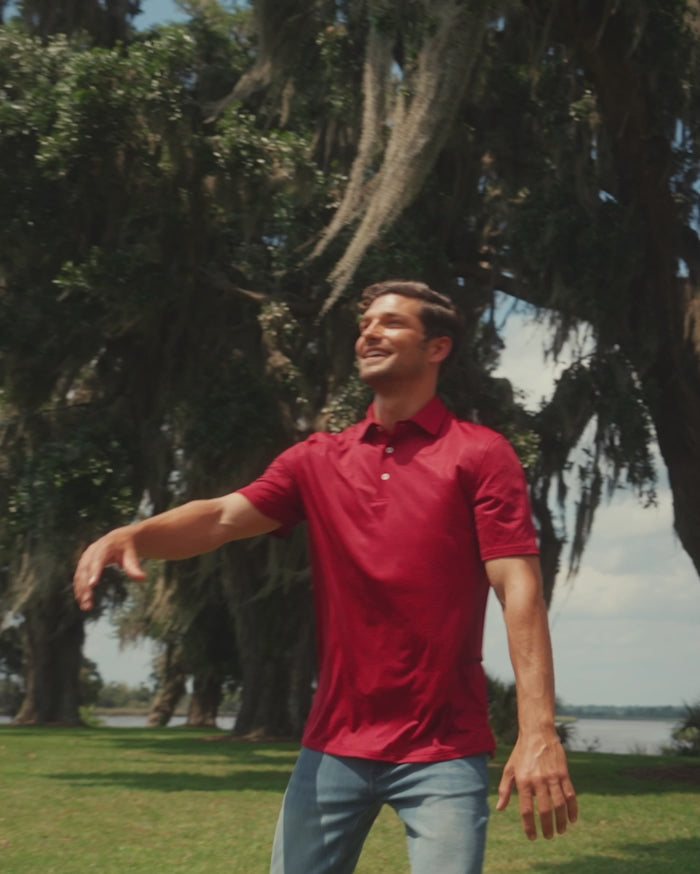 The video of the Southern Tide Driver Gameplay Polo by Southern Tide - Chianti