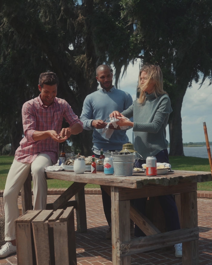 The video of the Southern Tide Coastal Passage Ashleland Plaid Sport Shirts by Southern Tide - Heather Dusty Coral