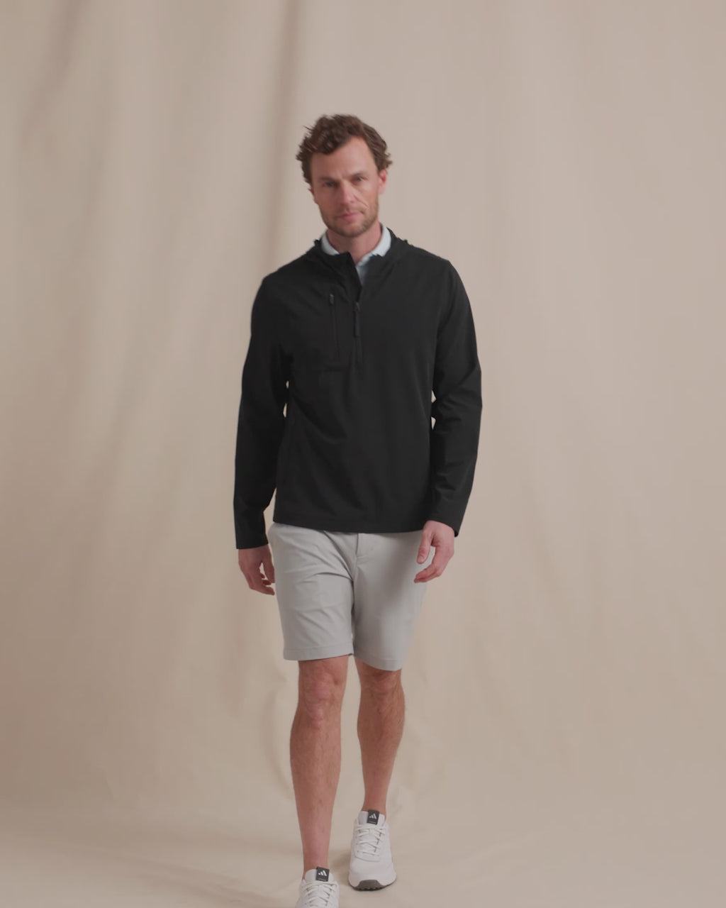 The video view of the Southern Tide Avondale Performance Jacket by Southern Tide - Caviar Black