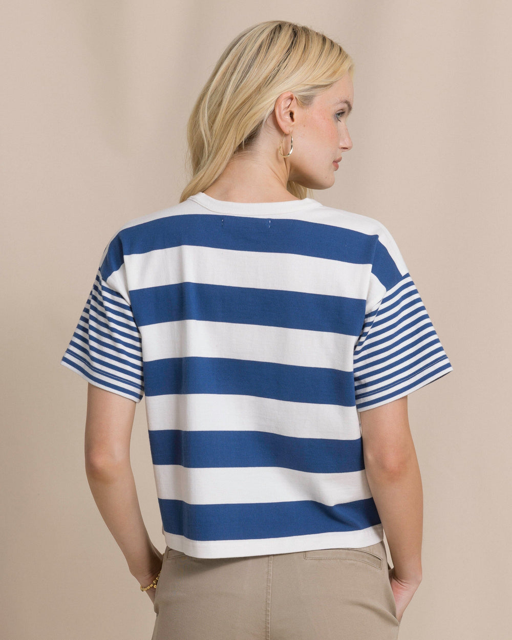 Remi Mixed Stripe Boxy Tee W_T-Shirts Southern Tide 