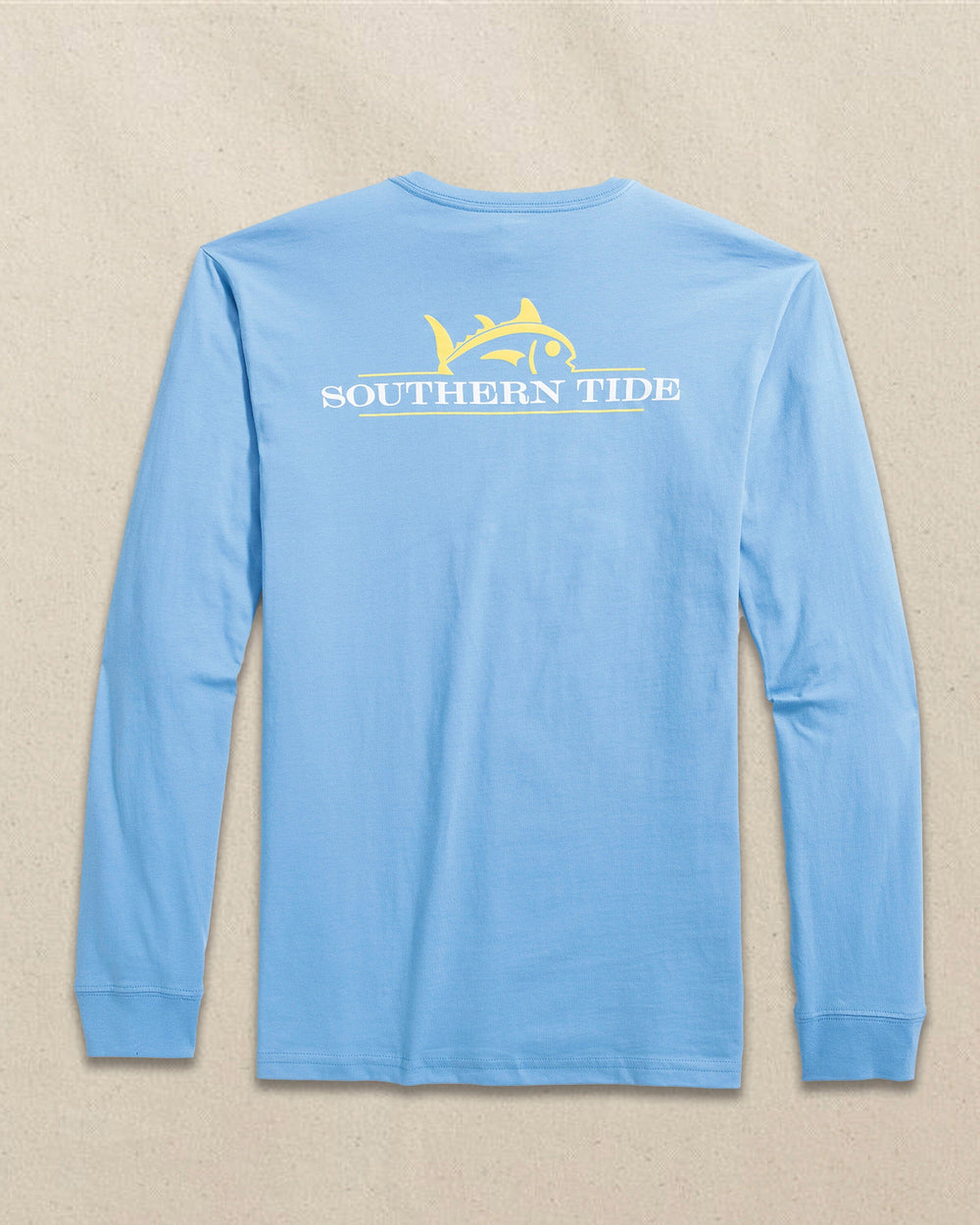 The back view of the Southern Tide Rising Skipjack Long Sleeve T-Shirt by Southern Tide - Ocean Channel