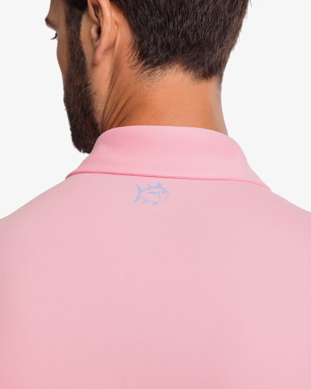 The yoke view of the Southern Tide Ryder Lilly Polo Shirt by Southern Tide - Mandevilla Baby