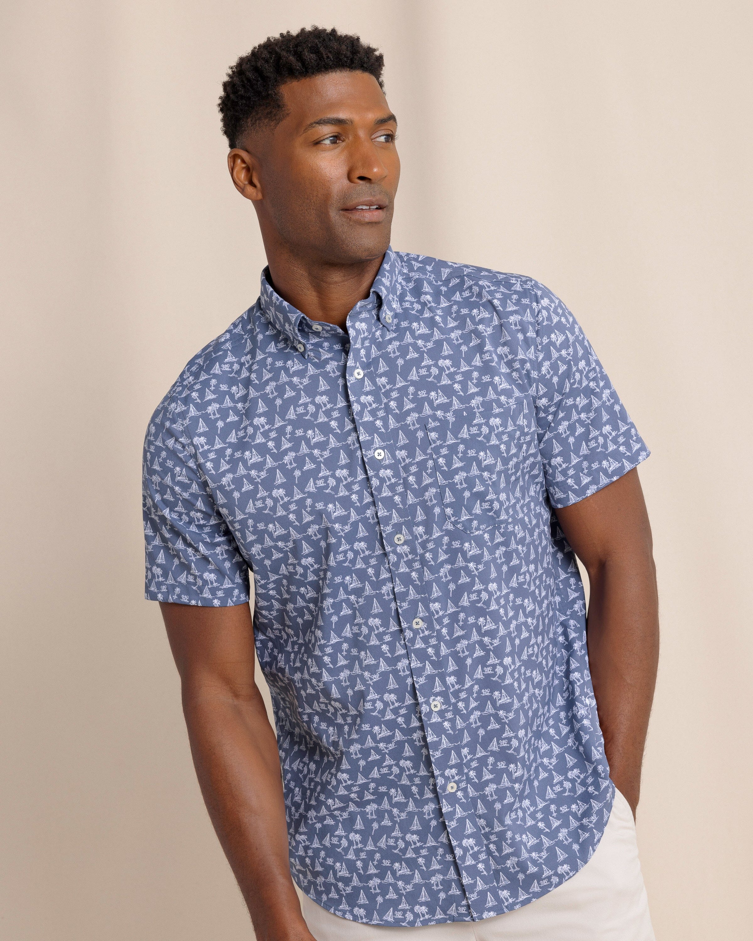 メンズ サウザーンタイド メンズ トップス シャツ Southern Tide Brrr
